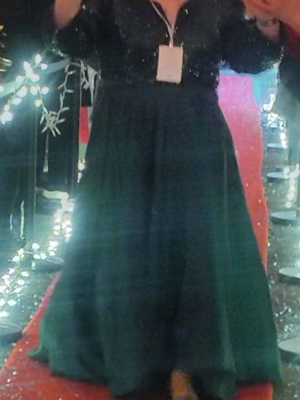 Elegant Black Maxi Dress with Sequin Bodice